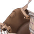 BURBERRY London England Check Bucket Bag Beige Multi Leather